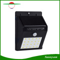 20 LED Energia Solar PIR Sensor de Movimento Luz de Parede Ao Ar Livre À Prova D &#39;Água Lâmpada Do Jardim